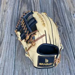 Bradley Baseball 11.5" Lace Post Web, T2 Next Play Series '22 (Blonde/Black/Tan) LEFTY ONLY
