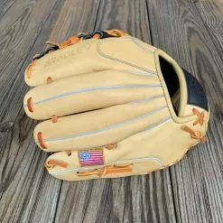 Bradley Baseball 11.5" I-Web, Next Play T4 LTD PRO KIP No Grip Straps (Blonde/Black/Tan) -Bats Shop IMG 0952