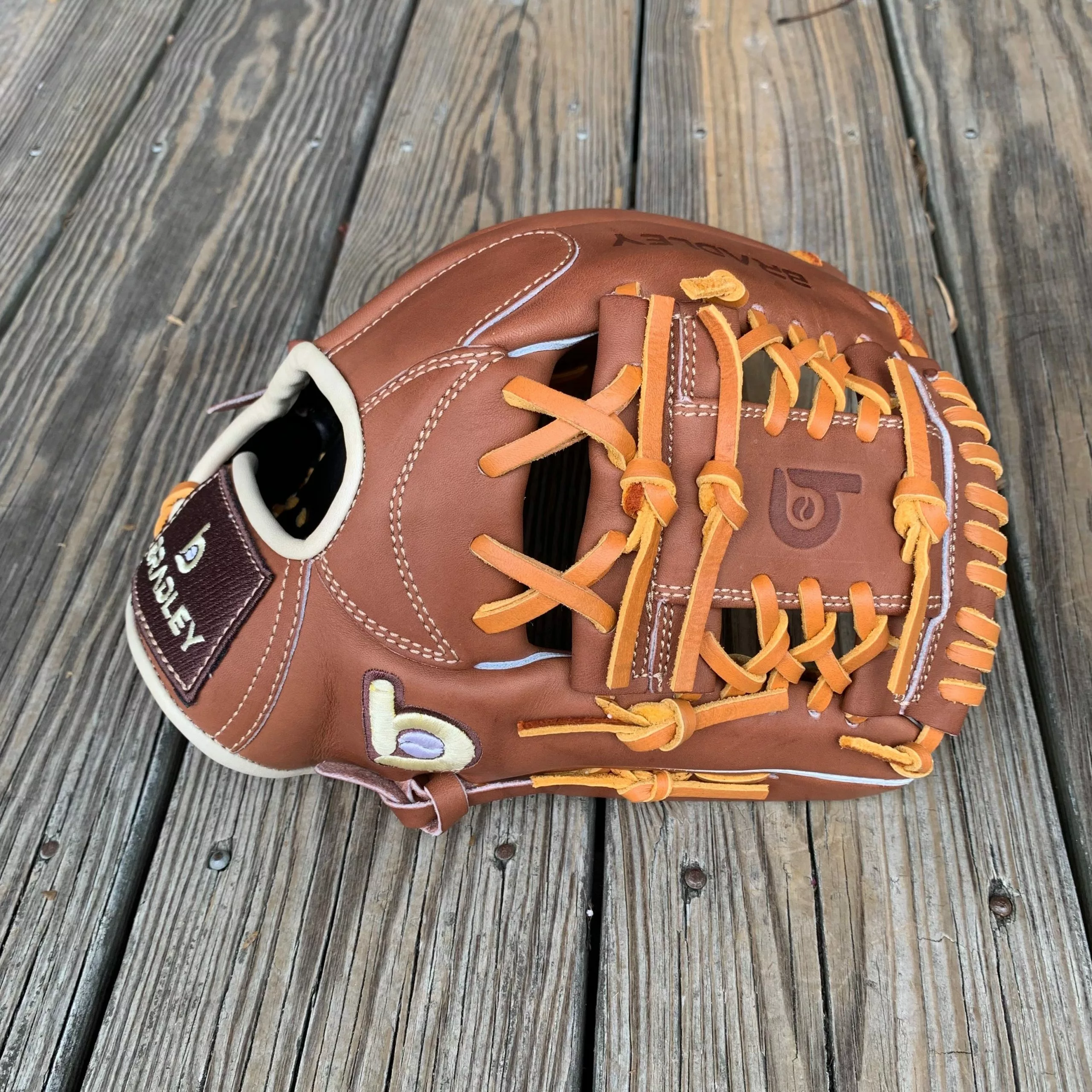 Bradley Baseball 11.75" I-Trap, T5 NP 6090 Series Mocha/Blonde/Tan USA Steerhide '23 2 Bradley Baseball 11.75" I-Trap, T5 NP 6090 Series Mocha/Blonde/Tan USA Steerhide '23 - Image 2
