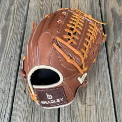 Bradley Baseball 12" Trident Trap, T5 NP 6090 Series Mocha/Blonde/Tan USA Steerhide '23