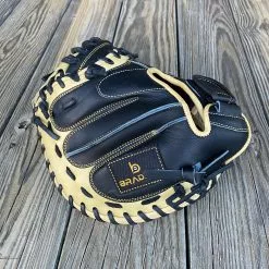 Bradley Baseball 32" Open Back ADJ Catcher's Mitt, T2 Next Play Pro Kip LTD Black/Blonde