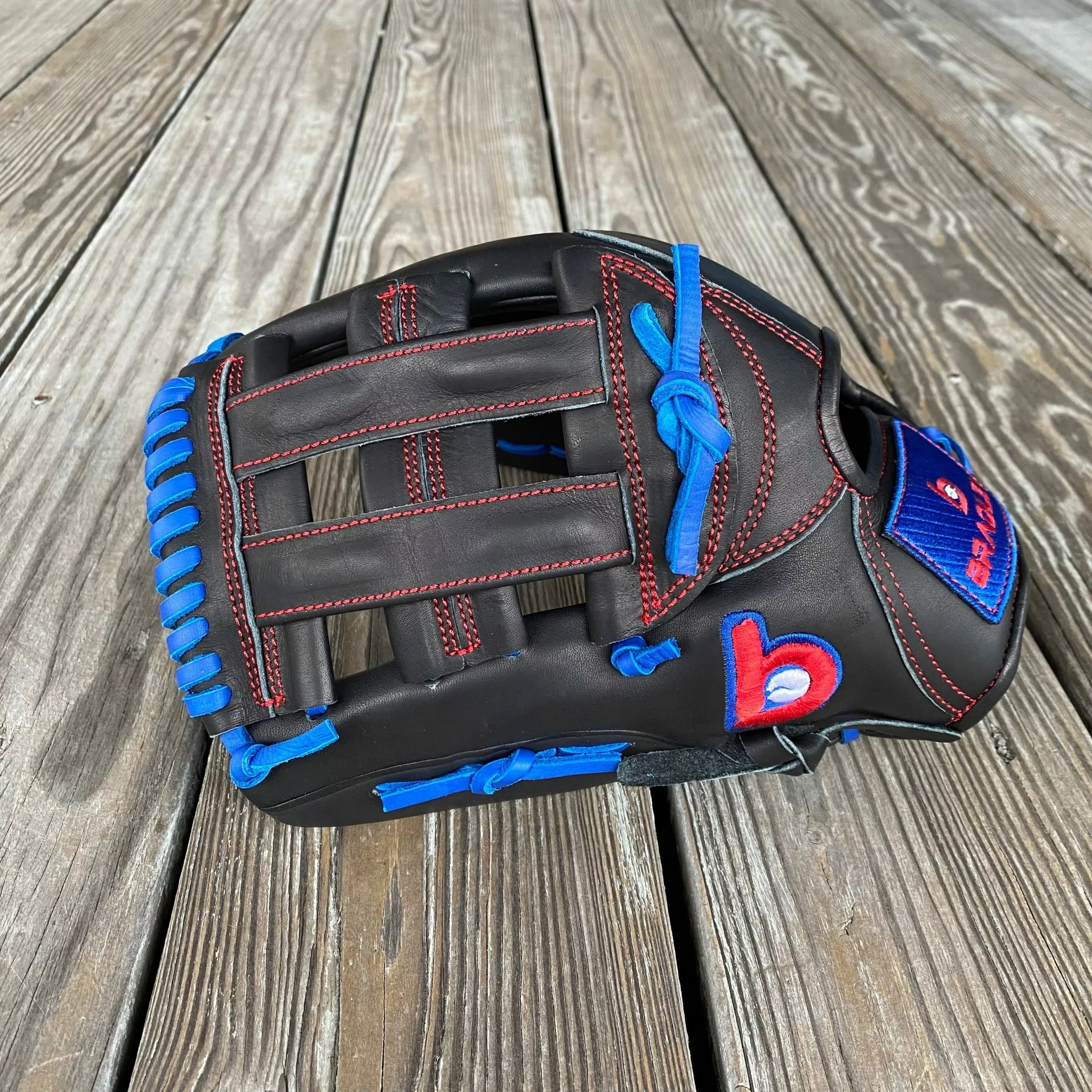 Bradley Baseball 11.75" H-Web, T2 Next Play Series 23S (Black/Royal) 5 Bradley Baseball 11.75" H-Web, T2 Next Play Series 23S (Black/Royal) - Image 5