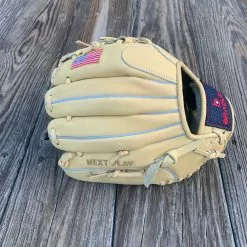 Bradley Baseball 11.25" I-Web, T2 Next Play Series 6.0 (Blonde Lace, American Flag) -Bats Shop IMG 6360