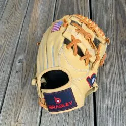 Bradley Baseball BLEM 11" I-Web, T2 Next Play Series '23 (Tan Lace, American Flag) CLEARANCE 20% Taken Off At Checkout