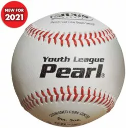 Jugs Pearl Youth League Leather Baseball B5220